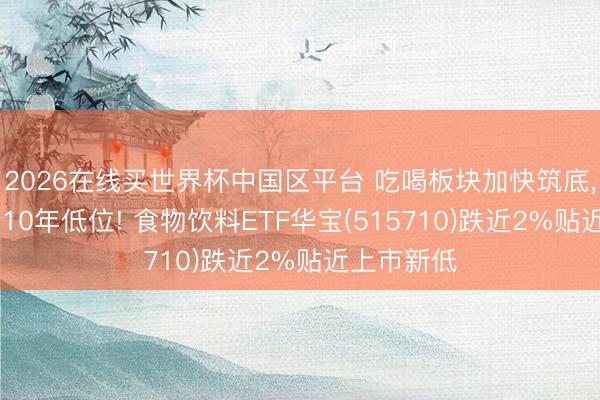 2026在线买世界杯中国区平台 吃喝板块加快筑底， 估值已至10年低位! 食物饮料ETF华宝(515710)跌近2%贴近上市新低