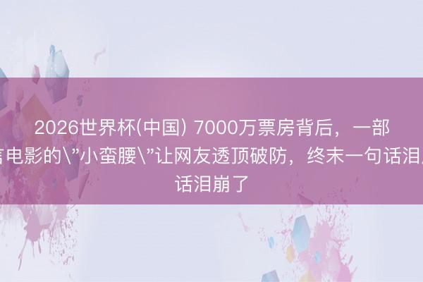 2026世界杯(中国) 7000万票房背后，一部方言电影的